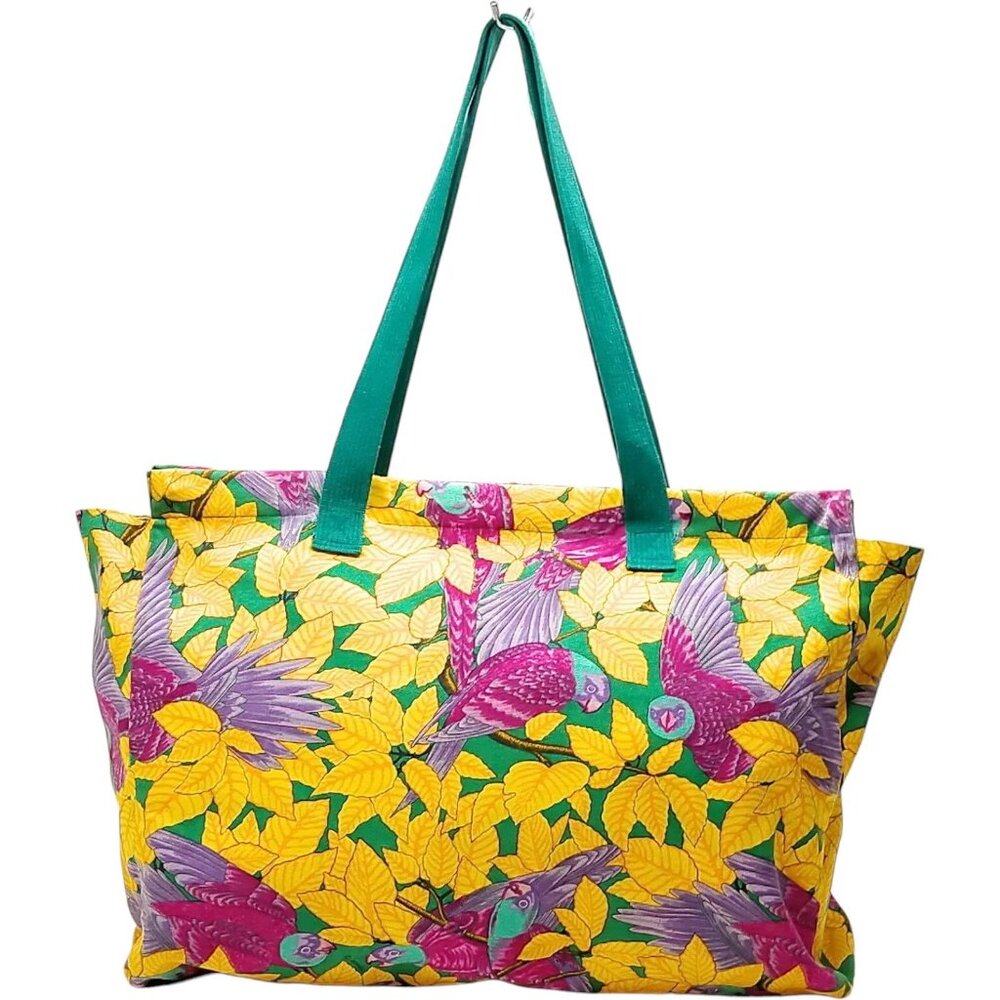 271375AD Hermes Tote Bag Yellow Canvas
